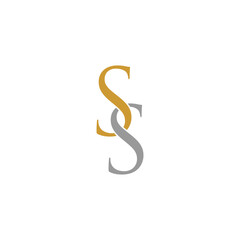 Letter SS logo design vector,editable eps 10