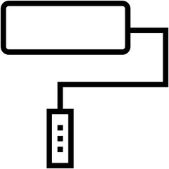 Paint Roller Vector Icon