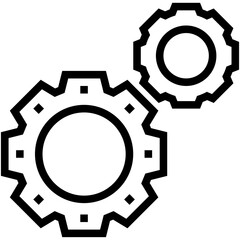 Cogs Vector Icon