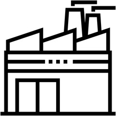 Factory Vector Icon