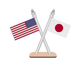  USA Japan Flag