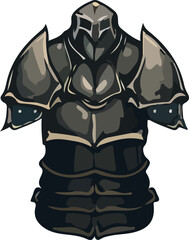 armor vector design illustration isolated on transparent background
