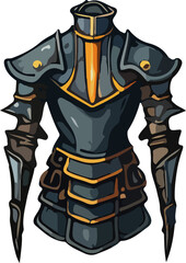 armor vector design illustration isolated on transparent background

