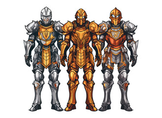 armor vector design illustration isolated on white background
