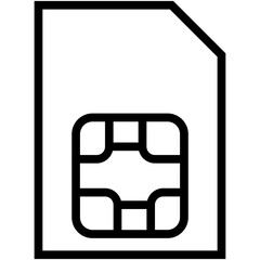 Sim Vector Icon