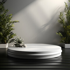 product showcase stand 3d display podium