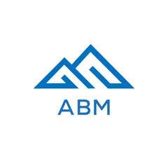 ABM Letter logo design template vector. ABM Business abstract connection vector logo. ABM icon circle logotype.
