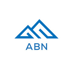 ABN Letter logo design template vector. ABN Business abstract connection vector logo. ABN icon circle logotype.
