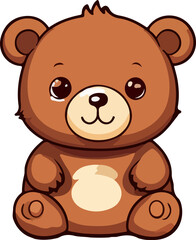 Fototapeta premium bear vector design illustration isolated on transparent background 