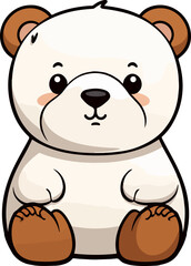 Fototapeta premium bear vector design illustration isolated on transparent background 