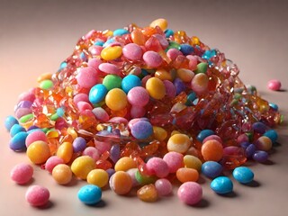 Obraz premium Candy Pattern Background Very Cool