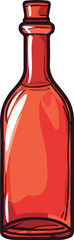 bottle vector design illustration isolated on transparent background
