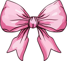 gift bow vector design illustration isolated on transparent background
