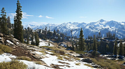 snow covered mountains high definition photographic creative image