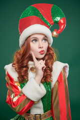 funny cute elf girl