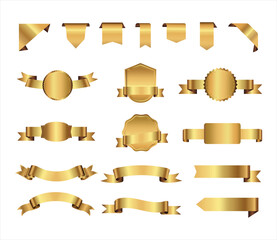 Silk 3d ribbon banners vector set isolated. illustration of red ribbon collection for decoration swirl