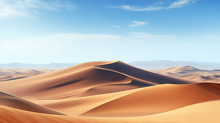 Fototapeta na wymiar sand dunes in the desert high definition photographic creative image