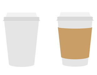 paper cup for coffee stock vector illustration