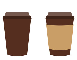 paper cup for coffee stock vector illustration