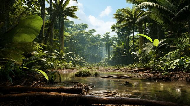 tropical forest high definition photographic creative image