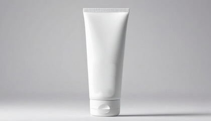 White tube template for cosmetic like lotion, facial, liquid etc. Cosmetic packaging with blank space for design. 3d Mock up.