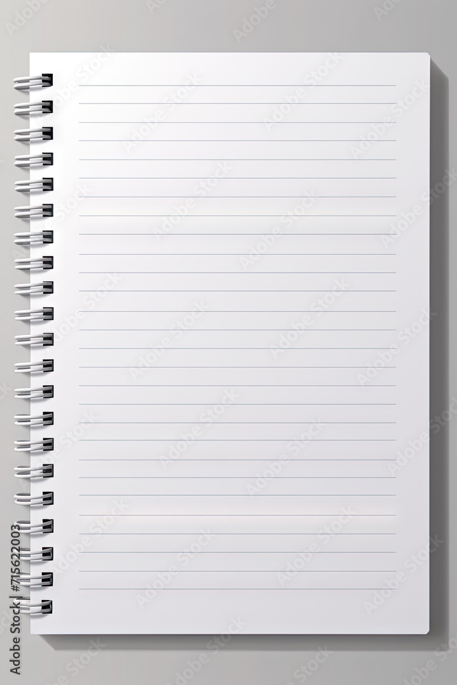 Aufkleber set of realistic illustrations of a torn sheet of paper from a workbook on white background