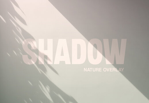 Nature Plant Shadow Overlay Texture