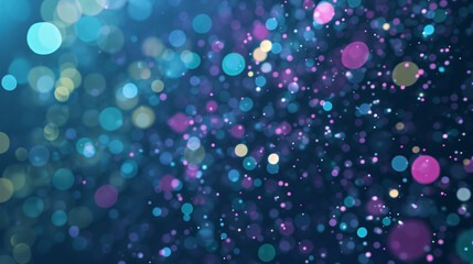 Obraz na płótnie Canvas Abstract Energy Blob Particles Background. Celebration bokeh background. Copy paste area for texture