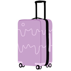 suitcase for travel and holiday