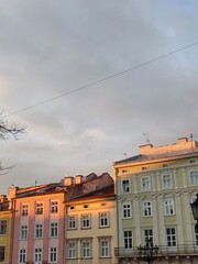 Fototapeta premium Golden hour in the city 