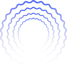 Illustration of an abstract background with a blue concentric pattern.