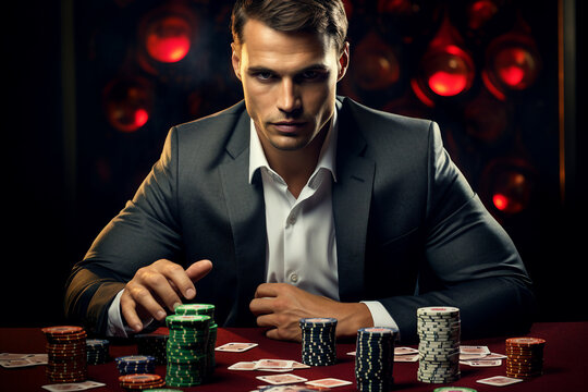 Slot machine 777 casino club poker night las vegas gaming concept Generative AI illustration