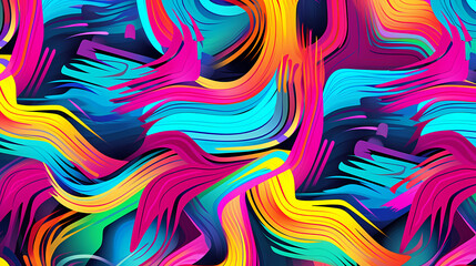 Obraz premium Abstract seamless doodle background, artistic background