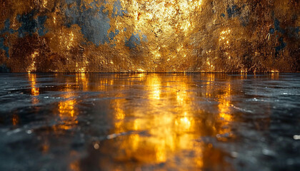 abstract metallic gold gradient color texture background for luxury website banner and creative graphic design