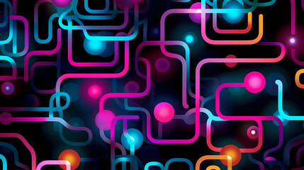 Abstract seamless doodle background, artistic background