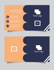 Fototapeta premium Elegant Corporate Business Card Design