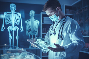 Medical technology concept. Electronic medical record