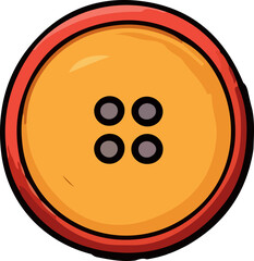 Fototapeta premium button vector design illustration isolated on transparent background 