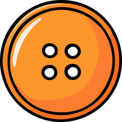 Fototapeta premium button vector design illustration isolated on transparent background 