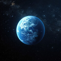 Fototapeta premium Planet in space. High resolution image.