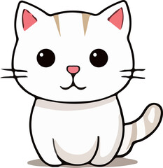 cat design illustration isolated on transparent background
