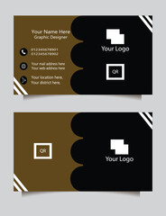 Fototapeta premium Elegant Corporate Business Card Design