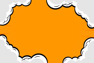 background comic premium template image