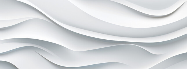 Obraz premium an awesome white and geometrical pattern background, in the style of paper cut-outs, sketchy lines, futuristic organic, subtle, creased, expansive, rounded
