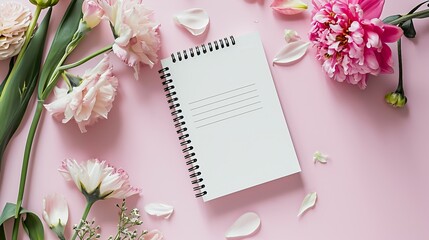 A to-do list with flowers