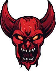 devil design illustration isolated on transparent background
