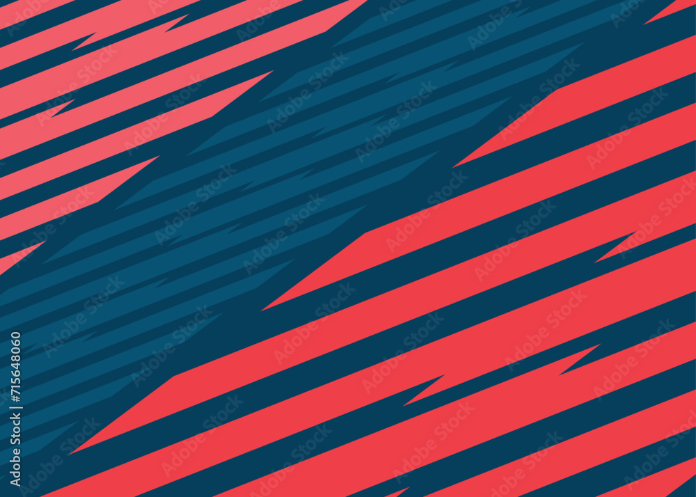 Poster abstract background with diagonal zigzag stripes pattern