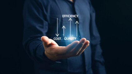 Cost and quality control, Control Quality and cost optimization for products or services to improve customer satisfaction,enhance company performance. Successful corporate strategy, quality control.