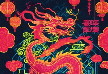 Chinese New Year 2024 Dragon