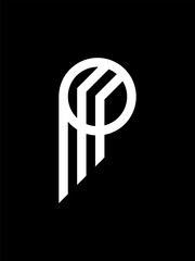 PM monogram logo